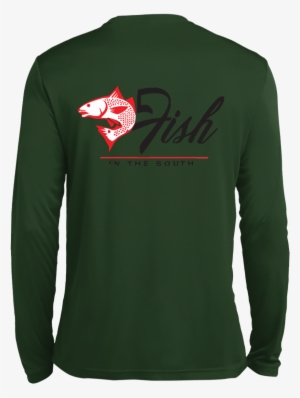 Redfish Mania Fish Bone Long Sleeve Moisture Absorbing - My Nana My Hero My Guardian Angel She Watches Over