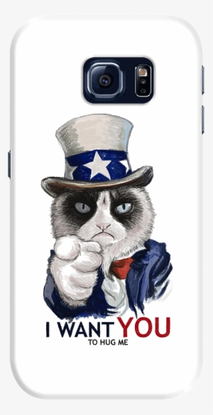 Dailyobjects Uncle Sam Cat Case For Samsung Galaxy - Uncle Sam Cat
