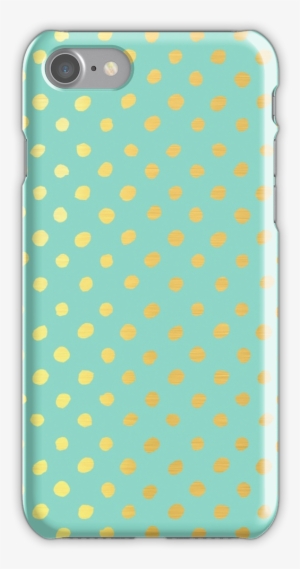 Rustic Confetti Polka Dot Pattern Gold Foil Effect - Case Iphone 7 Billie Eilish