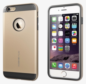 Anyshock Layered Back Cover For Iphone 6 Gold - Iphone6plus