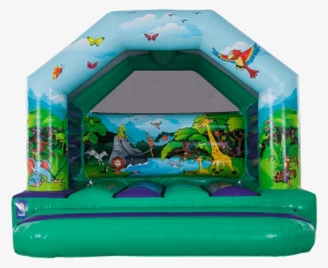 A Frame Bouncy Castle Jungle - Inflatable Castle