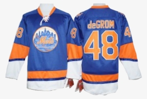 New York Mets Hockey Jersey- Several Players - New York Mets Hockey Jersey