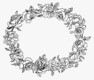 Floral Border, Border, Floral, Ring - Clip Art