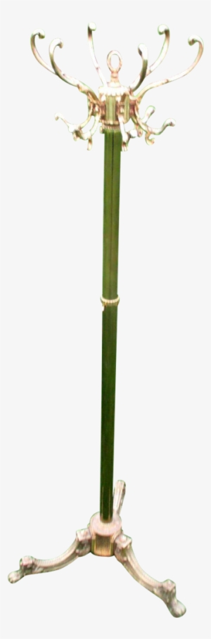 Hall Tree Coat Rack Iron Antique - Hall Tree