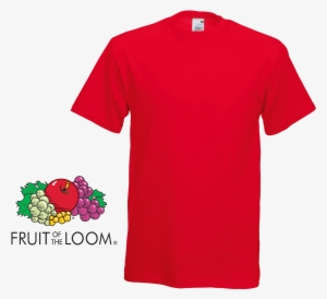 Red T Shirt Png - Fruit Of The Loom Navy