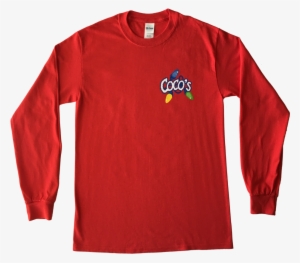 Christmas Tshirt Ls Red Front