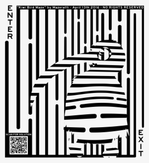 This Free Icons Png Design Of Kiwi Bird Maze