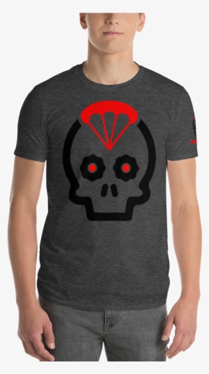 Red Mockup Front Mens Heather Dark Grey