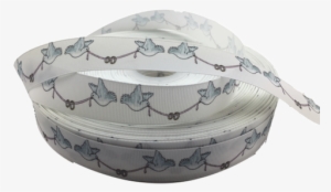 Wedding Grosgrain Ribbon 1" Doves With Wedding Bands - Hobo Bag