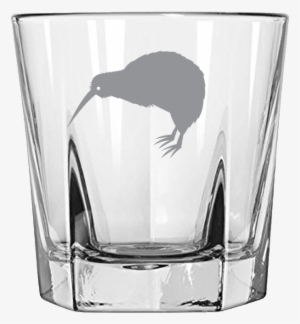 New Zealand Kiwi Bird Rock Glass K5 - Libbey Inverness Tumblers 360ml