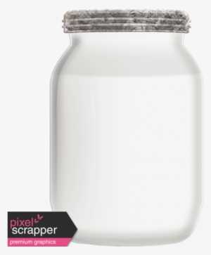 Transparent Glass Jar - Digital Scrapbooking