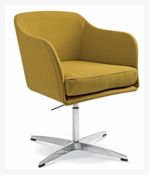 Lobby Armchair Four Prong Aluminium Upholstered - Chair