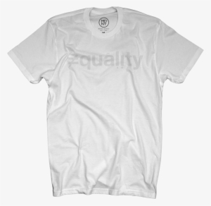 Equality White On White T-shirt - White On White Shirt