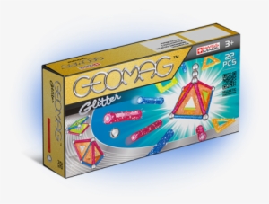 Geomag - Glitter 22 Pieces Magnetic Building Set