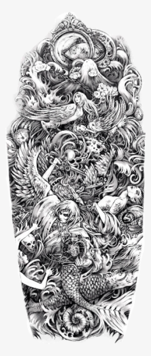 Tattoo Freetoedit - Full Tattoo Sleeve Drawings