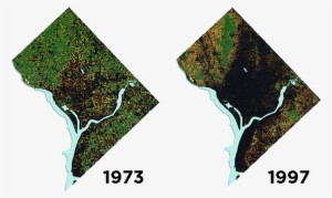 Aerial Images Of Dc From 1973 And - Casey Trees