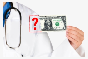 Doctor Holding Money Crop