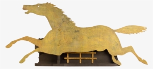 Running Horse Silhouette Weathervane - Stallion