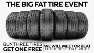 3 Tires Get 1 Free - Michelin Tires Png