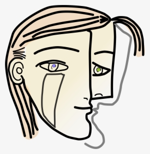 This Free Icons Png Design Of Cubist Woman Head