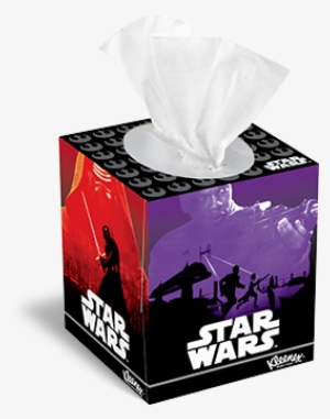 Kleenex® Star Wars Red-purple Upright 55 Count Box - Kleenex Star Wars