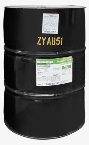 Blue Mountain Conv Green 50/50 Coolant/a-f 55 Gal / - Label