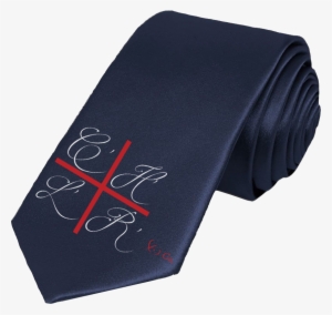 Silk Midnight Blue Tie *red Experience*