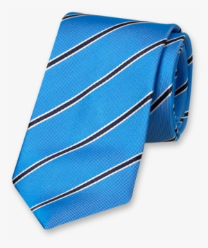 Blue Tie With Stripes - E.l.cravatte Krawatte Blau - Gestreift