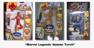 Variances In Marvel Legends Human Torch - Marvel Legends