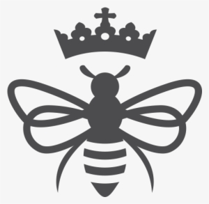 Queen Bee Icons Png - Black And White Bee Clipart