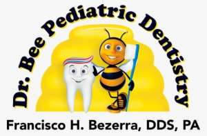 Dr Bee Logo Vector Print Flat - Dr Bee Pediatric Dentist
