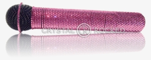 Swarovski Microphone Rose - Pink Diamond Microphone