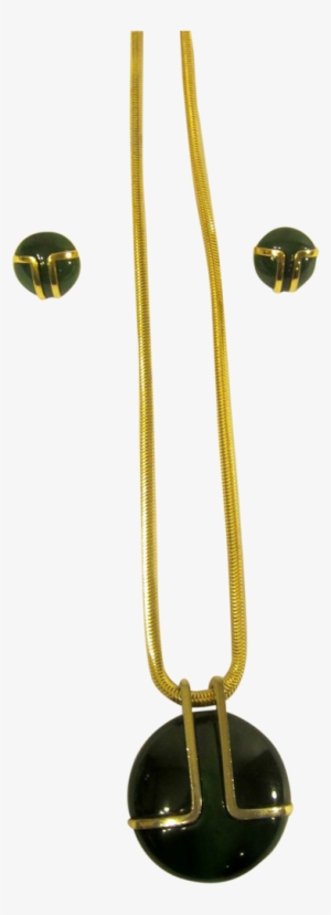 Lanvin Gas Pipe Chain Necklace With Bakelite Type/resin