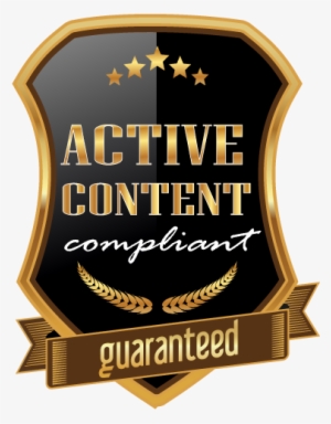 Active Content Ebay Store Design Compliant Guaranteed - Badge