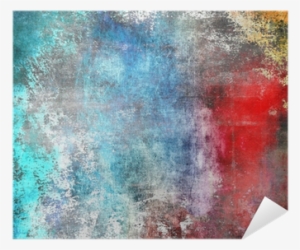 Grunge Colorful Background, Scratched Texture Poster - Grunge
