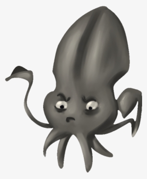 Forgetful Squid - Cartoon