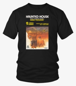 Haunted House Atari 2600 Retro Video Game Box Cover - Space Cadets Space Force