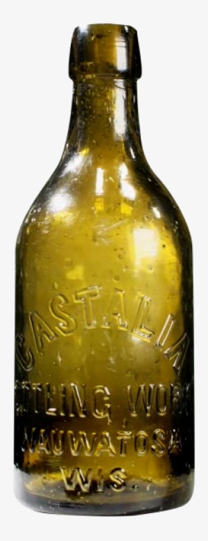 Castalia Bottling Works Wauwatosa Wis - Old Beer Bottle Png