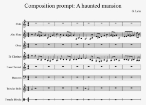 A Haunted Mansion Sheet Music Composed By G - Girl Kungs Trumpet Sheet Music