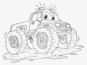 Coloriage À Imprimer Monster Truck