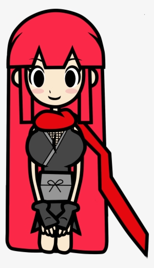 Kneeling Shuritana - Cartoon