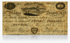 Before He Joined City Bank Of New York, Peter Stagg - Banknote