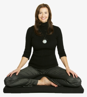 Amy Moroz Demonstrating The Lotus Position - Photograph