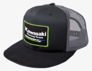 Factory Effex Official Black Kawasaki Racing Mens Caps - Kawasaki Hat
