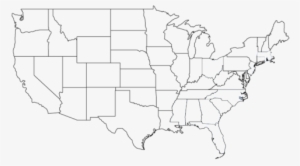 Blank Map Usa 50 States