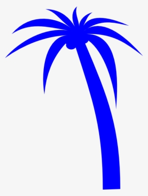Blue Palm Tree Svg Clip Arts 450 X 598 Px