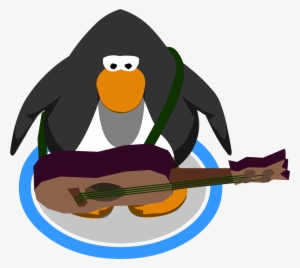 Wooden Guitar In-game - Club Penguin