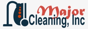 Major Cleaning Logo - 2 X 1.25 Clear Shelf Chips