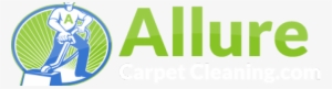 Allure Carpet Cleaning Logo White - Carpet Cleaner Vacuum Cleaning Machin 60" Curtains