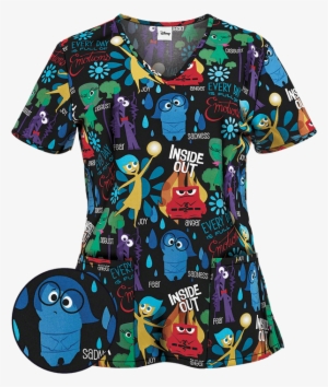 Ck6546io - Feather Scrub Top